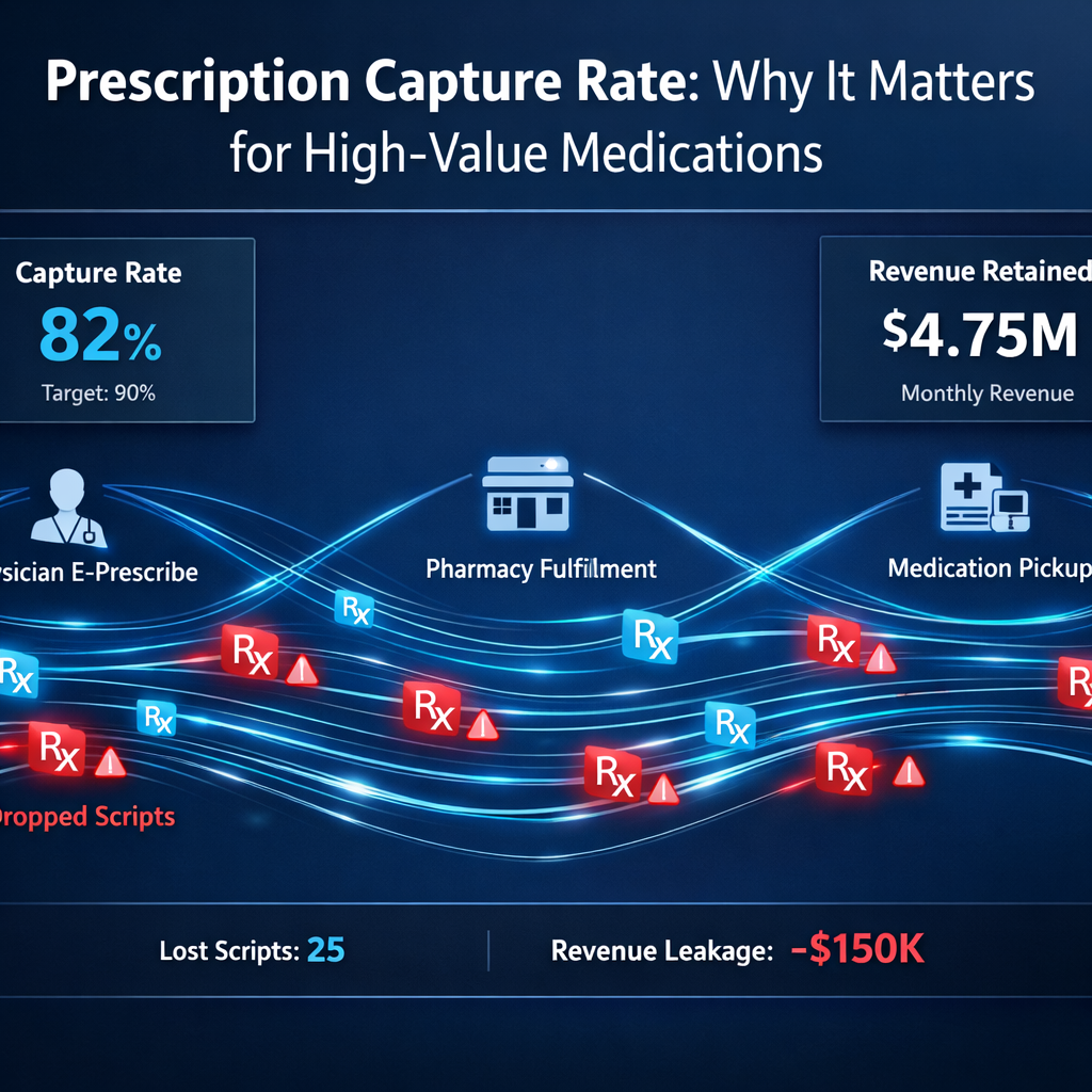 A healthcare analytics dashboard visualizing data within a hospital system.