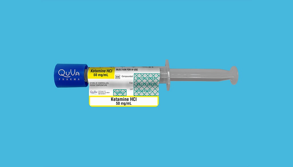 Quva Pharma syringe flag labels